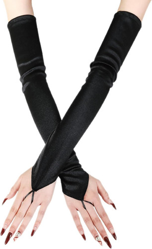 Lange satin handschuhe damen - handschuhe,