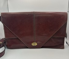 Etienne AIGNER Vintage Designertasche in Dunkelrot Bordeaux