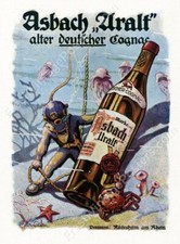 1919 deep sea diver diving art