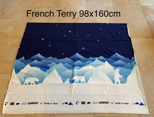 French terry panel wild - terry,