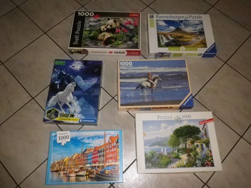 Konvolut puzzle 1000 teile - puzzle,