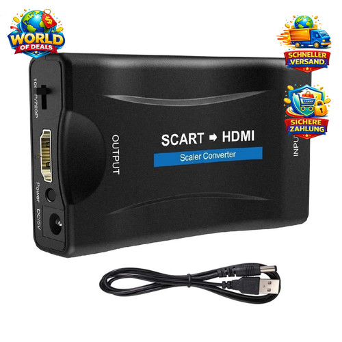 Scart auf hdmi adapter - scart,