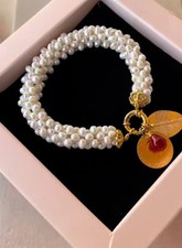 Perlenarmband mit Edelstahl