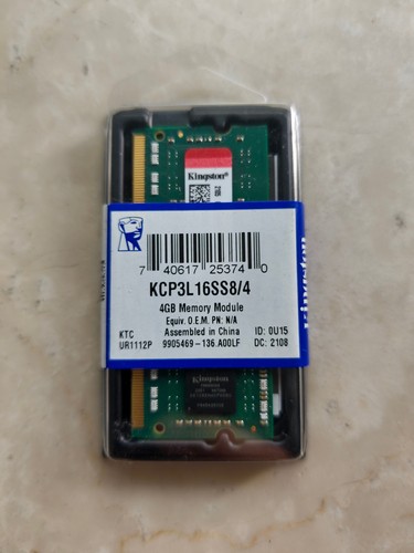 Kingston 4gb ddr3l - 4gb, 1600mhz