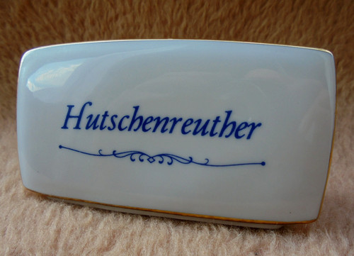 Hutschenreuther werbeschild - hutschenreuther,