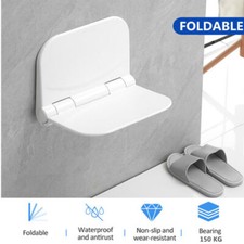 Klappbar Duschsitz Wandmontage Duschklappsitz bis150kg Duschhocker Duschstuhl DE