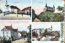 2/AK Leipa-Lipa-Farblitho-Tschechien-Liberecky-K.u.K.Militärzentrum-Mehrbild