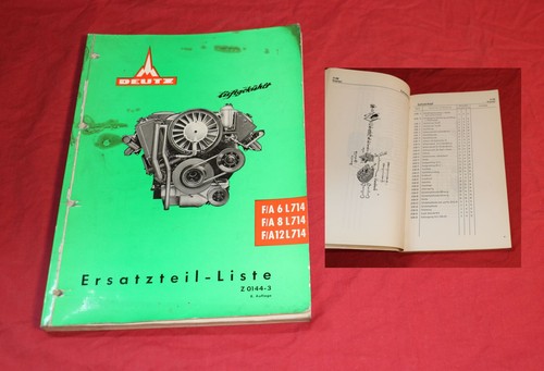 Ersatzteilliste deutz l - 6,