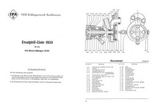  Brockenhexe Hexe RS02 RS 02 Nordhausen IFA Harz Ersatzteilliste Schlepperwerk