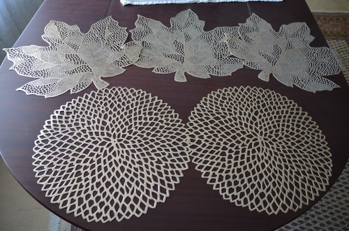 Große pvc tischsets - große,