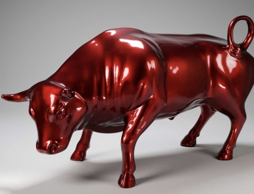 Spanischer stier figur - stier,