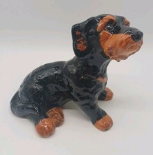 Große XL Goebel Porzellan Figur Hund Dackel Nummer 30 078 22 Kunst Rarität
