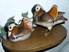 Sammlerstücke Elli Malevolti Enten aus Holz 