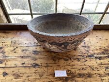 SCHALE 35CM STEINSCHALE PFLANZSCHALE BLUMENSCHALE VOGELTRÄNKE  STONE FLORAL