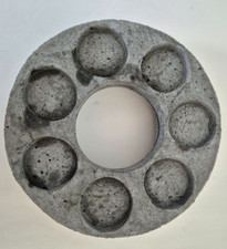 Beton-Ring 7x Teelichthalter Kerzenhalter Kerzenständer Geschenk Design 7fach