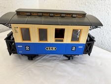 LGB blau/beiger Personenwagen