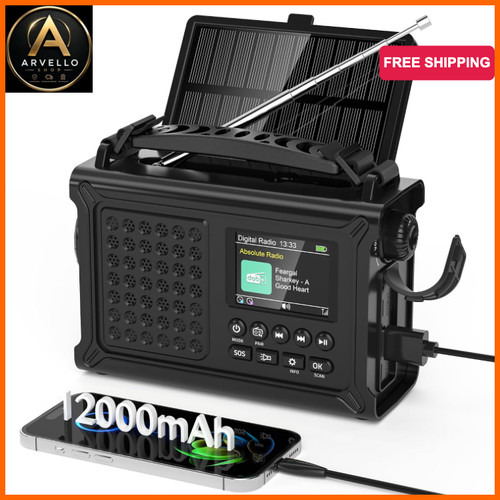 Kurbelradio dab ukw tragbares - kurbelradio,