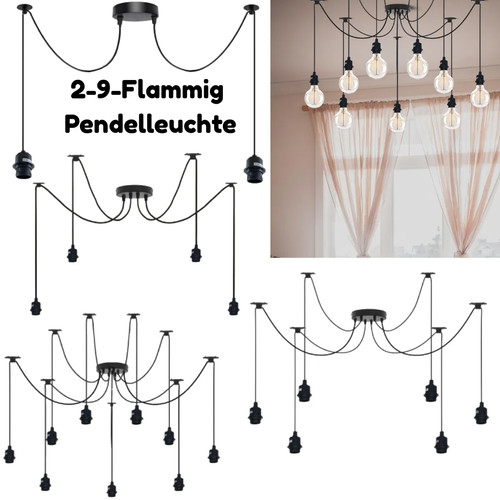 Retro spinne hängelampe - spinne,