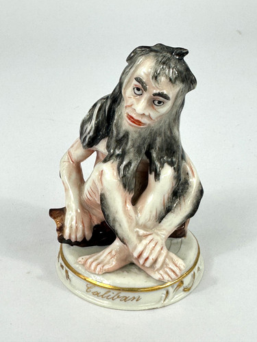Antike porzellanfigur caliban - antike,