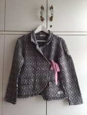 Odd Molly Jacke Gr. 3 L Gr. 38/40 blau weiß, schön!