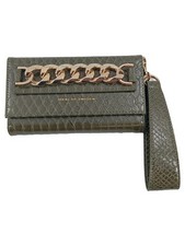 IDEAL OF SWEDEN Handytasche Damen Elegant Grün Kunstleder Krokodil-Optik mit