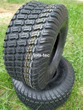 2x REIFEN 15x6.00-6 NHS / IND für Rasentraktor Aufsitzmäher Rasenmäher *NEU*