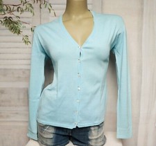 Blaue Fedeli Baumwolle Twinset