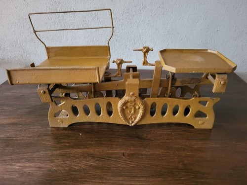 Alte antike waage tante emma - antike,