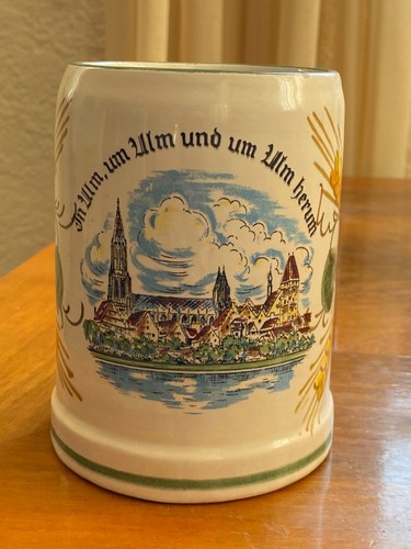 Bierkrug ulm ulmer - bierkrug, „ulm“