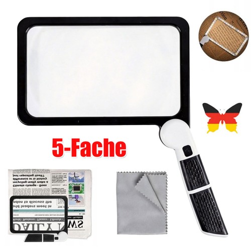 Led lupe handlupe mit - lupe, licht