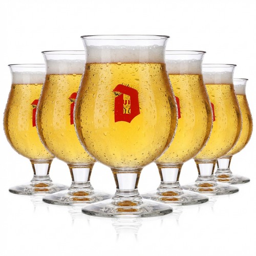 Duvel bier glas - 6x,