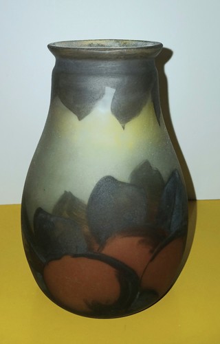 Jugendstil vase überfangglas - vase,