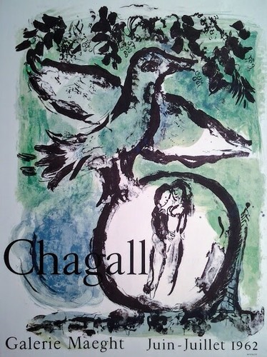 Marc chagall oiseau - chagall:,  l`oiseau
