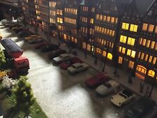 ? Diorama Freuden Straße Frankfurt Nachtleben Sex+Bars+  ? Modell Eisenbahn HO