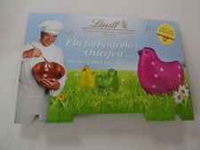 Werbe Deko von Lindt / Ein farbenfrohe Ostern - ca 58 x 36 cm groß