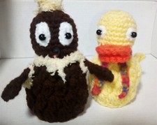 2 Eierwärmer gehäkelt