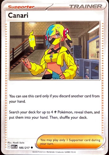Pokémon tcg canari 185 - pokémon,