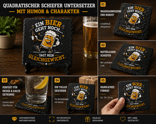 Schieferuntersetzer uv - ,