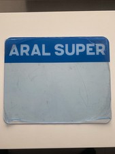 Aral Super Acrylglasscheibe Reklame Werbung Schild Zapfsäule Tanksäule 