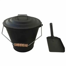 Siena Garden Ascheeimer mit Schaufel +Deckel H27538  4055938032513