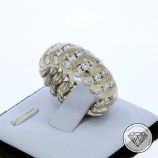 Wert 9.450,- Edler 1,60 Carat Brillant Ring 750 / 18 Karat Weiß Gold xxyy
