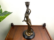 Bronze sculpture candlestick - bronze,