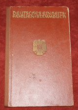Deutsches Einheits  Familien Stammbuch Berlin um 1940