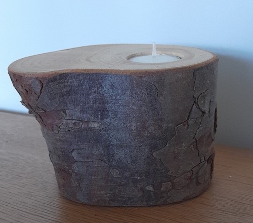 Handarbeit holz natur - natur, teelicht