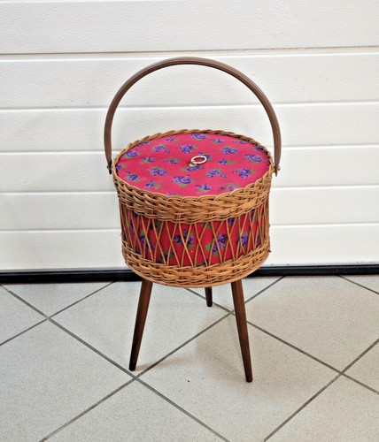 Vintage nähkästchen nähkorb - vintage,
