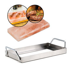 Flash BBQ-Salzstein Grill Salzplatte heißer Stein Aromaplanke Steak Fisch Halter