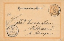 2 Kreuzer - Ganzsachen - Karte