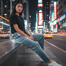 Damen Strass Samthose – Elegante Glitzer Samthose  in 4 Farben für Events