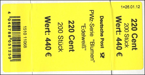 2530 edelweiß 220 - 2530, banderole