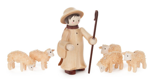 Miniatur figuren hirte mit - figuren,